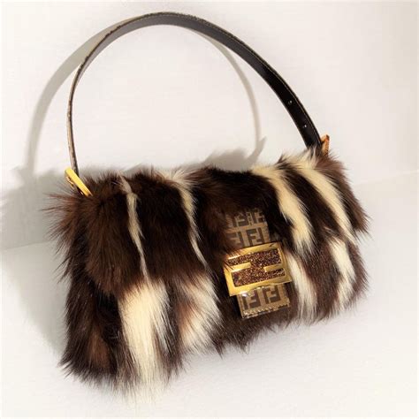 fendi first fur|fendi fur baguette.